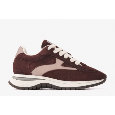 Foto van VIA VAI DAMES SNEAKERS BORDEAUX 62343-06-1300 COCCO BORDEAUX USHER RIGGS