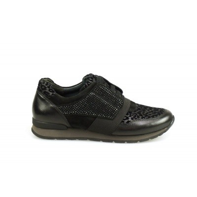 Foto van GABOR DAMES SNEAKERS GRIJS ZWART 96.366.40