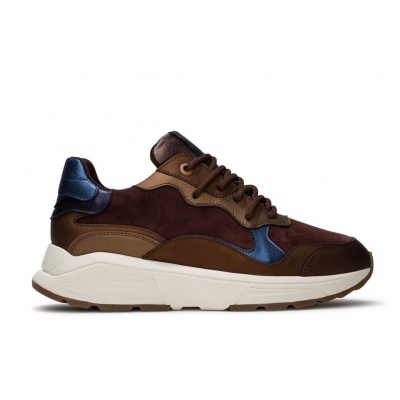 Foto van XSENSIBLE DAMES SNEAKERS BRUIN RAINBOW 33011.5 RAINBOW G 358 BROWN COMBI