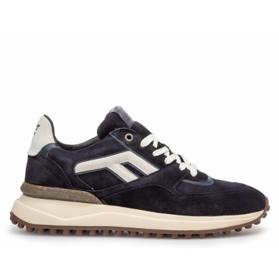 Foto van FLORIS VAN BOMMEL HEREN SNEAKERS BLAUW SFM-10139-41-03 NOPPI 29.46 DARKBLUE