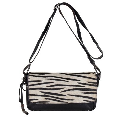 Foto van LEGEND TAS ZWART/WIT FALERNA ZEBRA