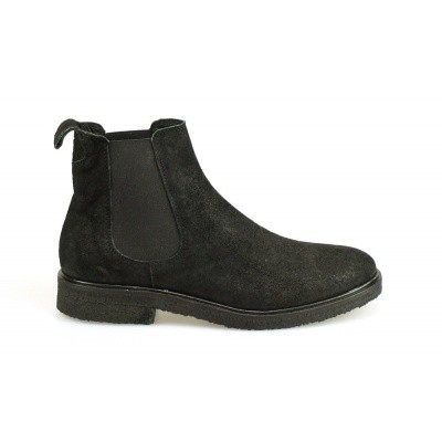 Foto van GOOSECRAFT HEREN KORTE LAARZEN ZWART CHET CREPE CHELSEA