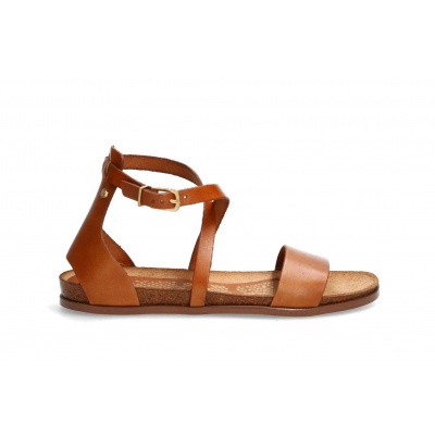 Foto van FRED DE LA BRETONIERE DAMES SANDALEN LICHTBRUIN 170010108