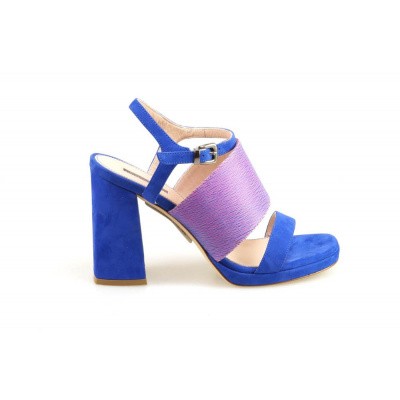 Foto van FLORIS VAN BOMMEL DAMES PUMP BLAUW 85900/01