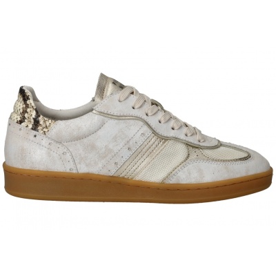 Foto van PIEDI NUDI DAMES SNEAKERS ECRU IMOLA 06.04 CREAM GOLD