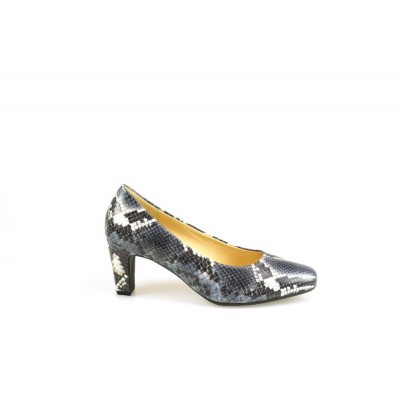 Foto van GABOR DAMES PUMPS SNAKE BLAUW 31.490-36