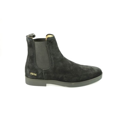 Foto van NUBIKK LOGAN CHELSEA BLACK SUEDE - KORTE LAARS