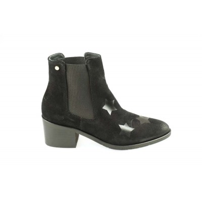 Foto van TOMMY HILFIGER ZOE 1B 990 BLACK - KORTE LAARS