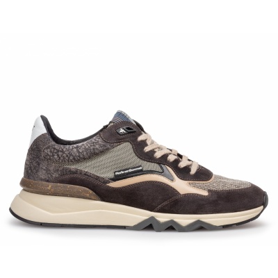 Foto van FLORIS VAN BOMMEL HEREN SNEAKERS GRIJS SFM-10178-31-01 DE ZAGER 05.27 DARKGREY