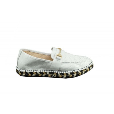 Foto van FRED DE LA BRETONIERE DAMES ESPADRILLE OFF-WHITE 152010081