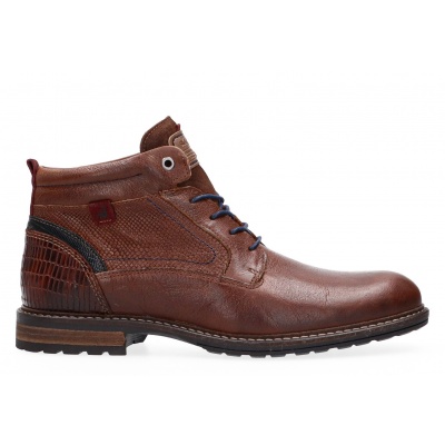 Foto van AUSTRALIAN HEREN VETERBOOTS BRUIN 15.1212.06-DK4 CONLEY LEATHER COGNAC-BURGUNDY