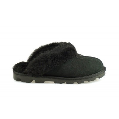 Foto van UGG DAMES PANTOFFELS ZWART COQUETTE