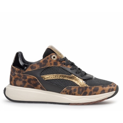Foto van FLORIS VAN BOMMEL DAMES SNEAKERS BRUIN SFW-10138-20-01 SUVI 02.00 BROWN G