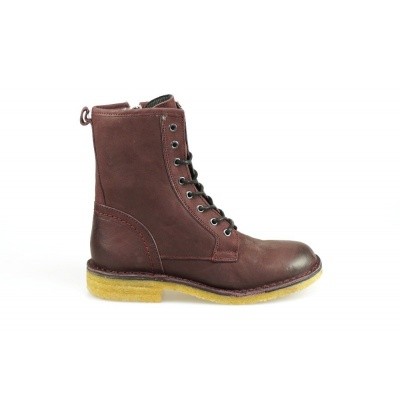Foto van CA'SHOTT DAMES HALFHOGE VETERSCHOENEN BORDEAUX 18000 348