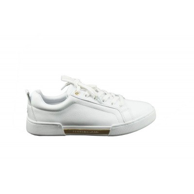 Foto van TOMMY HILFIGER DAMES SNEAKERS WIT METALLIC SNEAKER