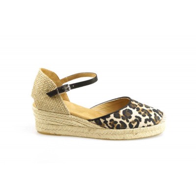 Foto van UNISA DAMES ESPADRILLE LEOPARD CISCA_19_KL_STY