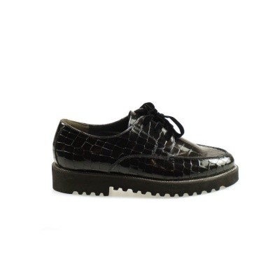 Foto van PAUL GREEN DAMES VETERSCHOENEN ZWART 2629-04