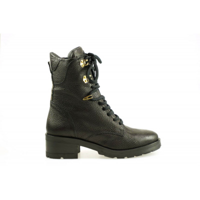 Foto van VIA VAI DAMES HALFHOGE VETERSCHOENEN ZWART STINE