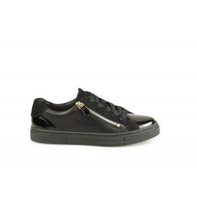 Foto van HASSIA DAMES SNEAKERS ZWART 6-301233-0100