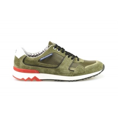 Foto van FLORIS VAN BOMMEL 16220/08 OLIVE - SNEAKER