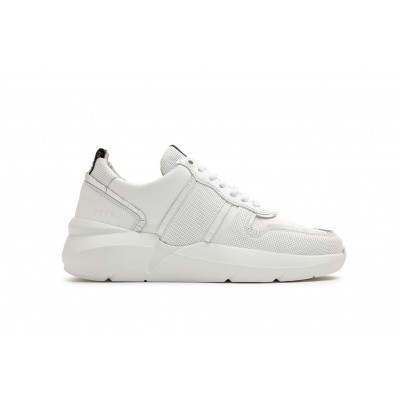 Foto van NUBIKK DAMES SNEAKER WIT LUCY FRINGE