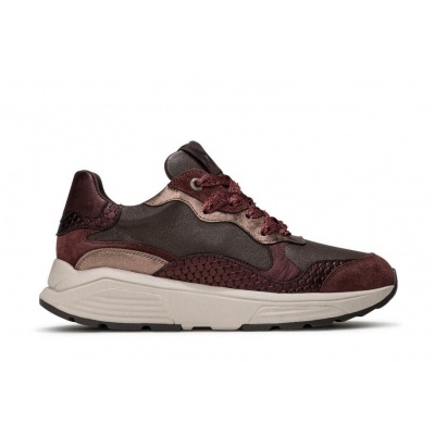 Foto van XSENSIBLE DAMES SNEAKERS BORDEAUX 33011.3 RAINBOW 747 BORDEAUX COMBI GX