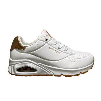 Foto van SKECHERS DAMES SNEAKERS WIT 177094 WHT UNO GOLDEN AIR