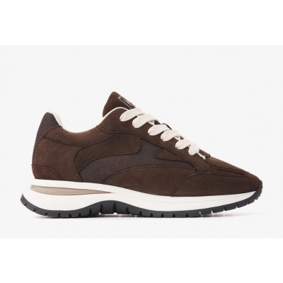 Foto van VIA VAI DAMES SNEAKERS DONKERBRUIN 62343-06-316 USHER RIGGS COCCO CORVINO