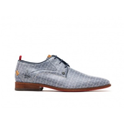 Foto van REHAB HEREN VETERSCHOENEN LICHTBLAUW GREG DIZZY CHECKER