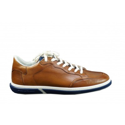 Foto van FLORIS VAN BOMMEL HEREN SNEAKER COGNAC 13350/07