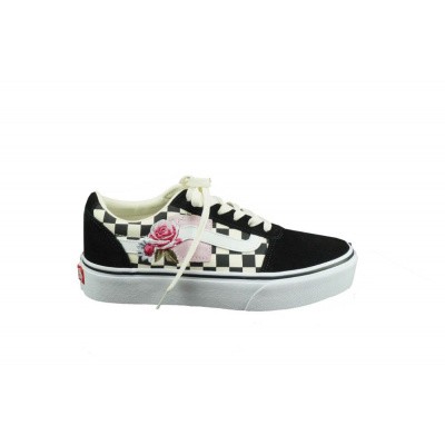 Foto van VANS DAMES SNEAKERS ZWART/WIT WM WARD PLATFORM
