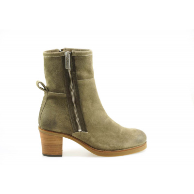 Foto van SHABBIES DAMES KORTE LAARZEN TAUPE 182020218