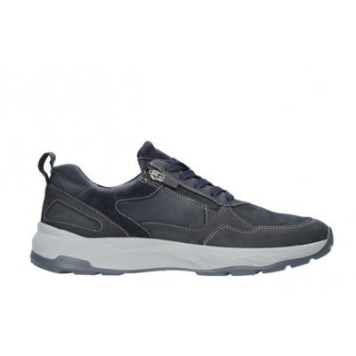 Foto van WALDLAUFER HEREN SNEAKERS BLAUW 713003 305 878 H TOM CRAZY HORSE ORDER ELEFANT NOTTE
