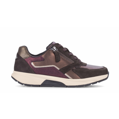 Foto van GABOR ROLLINGSOFT DAMES SNEAKERS BRUIN 0106.01.016 PERLATO/SAMCHEVR. NOCE/MOCCA KOMBI