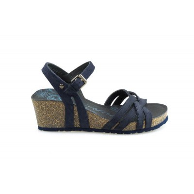 Foto van PANAMA JACK SANDALEN DONKERBLAUW VERA BASICS B7