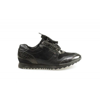 Foto van HASSIA DAMES SNEAKERS ZWART 6-301915-0100