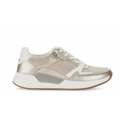 Foto van GABOR ROLLINGSOFT DAMES SNEAKERS BEIGE 86.958.32 VEL/PERL/NAPPA-OASI/PUDER/WHITE