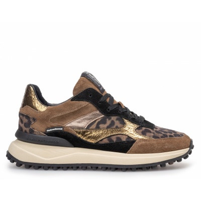 Foto van FLORIS VAN BOMMEL DAMES SNEAKERS TAUPE SFW-10085-34-01 NOPPI 41.02 TAUPE G