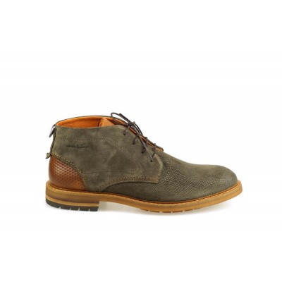 Foto van VAN LIER HEREN HALFHOGE VETERSCHOENEN BRUIN 1955805
