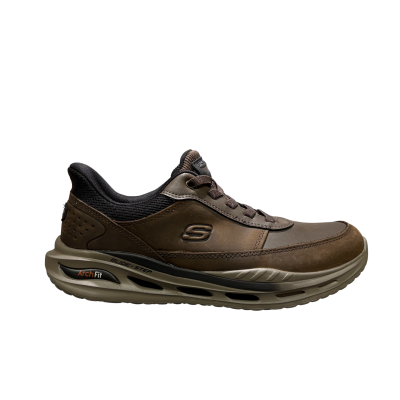 Foto van SKECHERS HEREN INSTAPSCHOENEN BRUIN 210981 COC ARCH FIT ORVAN - MOXLEY