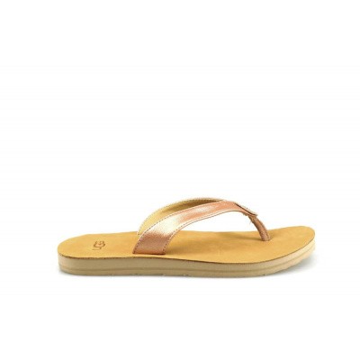 Foto van UGG DAMES SLIPPERS METALLIC ROSE GOLD TAWNEY
