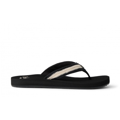 Foto van REEF DAMES SLIPPERS ZWART CJ7339-51 BAJA MARIA BLACK/VINTAGE