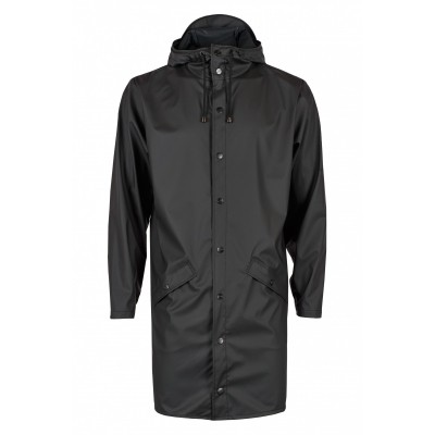 Foto van RAINS LONG JACKET BLACK - REGENJAS