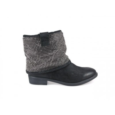 Foto van POELMAN 9362-L536 BLACK - HALFHOGE VETERSCHOEN