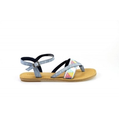 Foto van TOMS LEXIE BLUE CHAMBRAY TRIBAL - SANDAAL