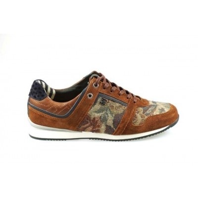 Foto van VAN BOMMEL 85100/00 BRUIN COMBI - SNEAKER
