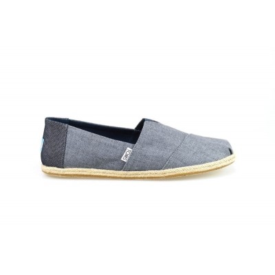 Foto van TOMS ALPARGATA BLUE OCEAN COATED LINEN - ESPRADILLE