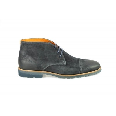 Foto van VAN LIER 3175 38 DONKERBLAUW VET HUNTING - HALFHOGE VETERSCHOEN