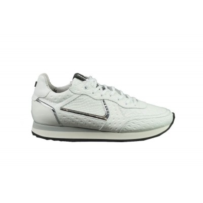 Foto van FLORIS VAN BOMMEL 85232/00 WHITE PRINT - SNEAKER