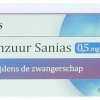 Afbeelding van Sanias Foliumzuur 0.5 mg